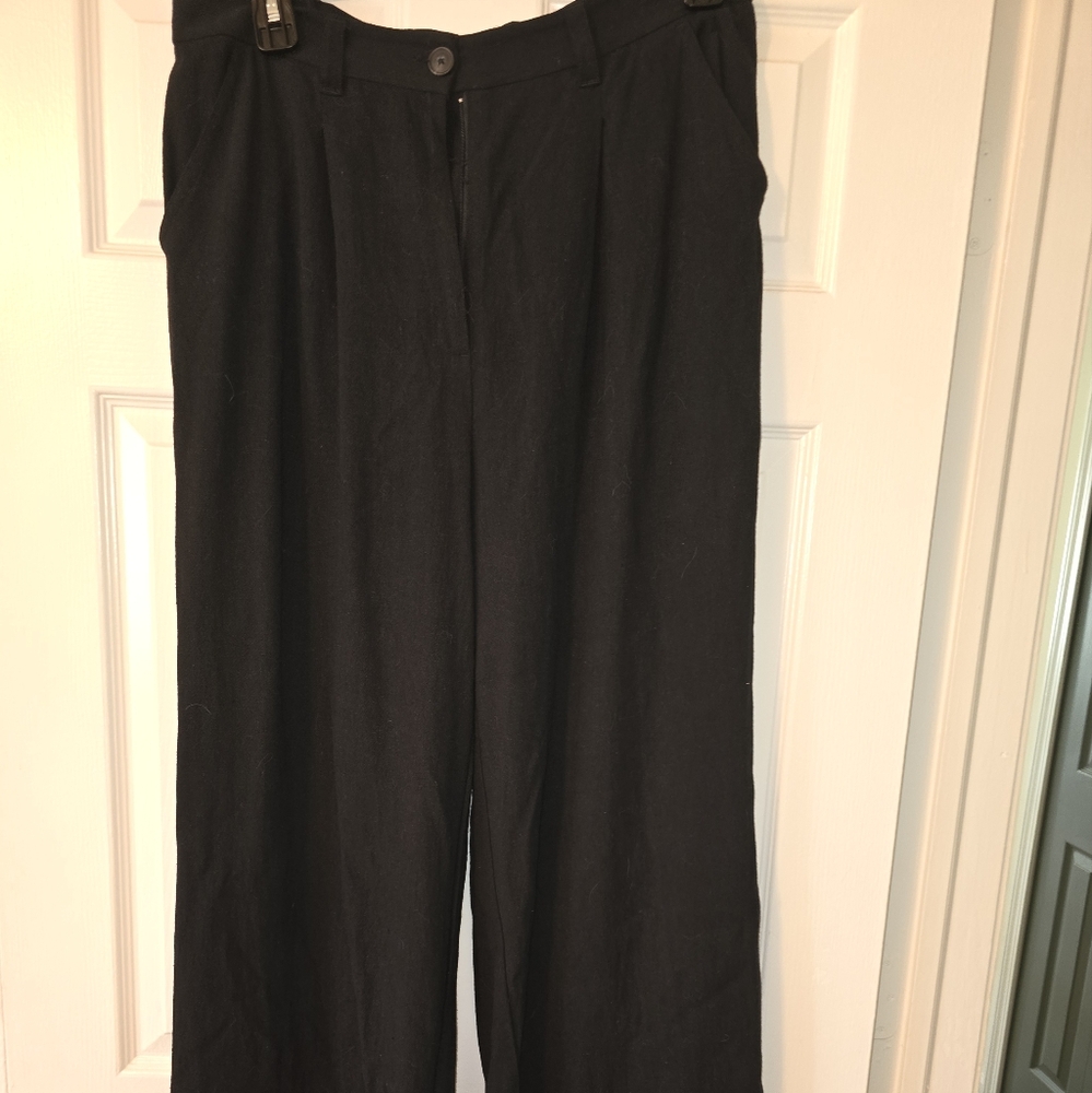 Wide leg Black trousers